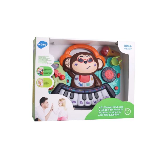 اسباب بازی موزیکال ارگ میمونی هولی تویز Huile Toys3137 - Image 1