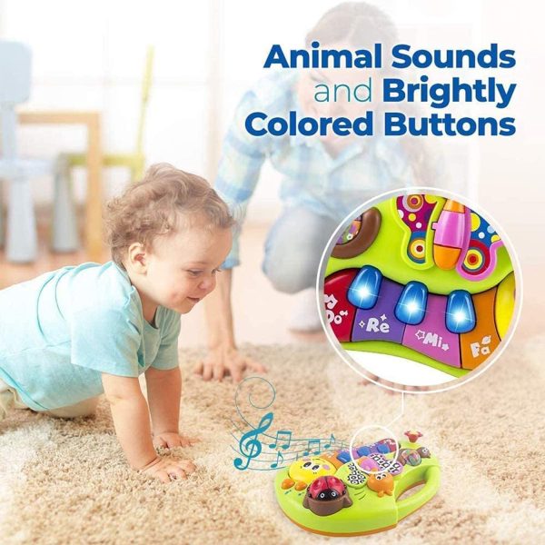 پیانو اسباب بازی کرم ابریشم هولی تویز Huile Toys 927 - Image 3