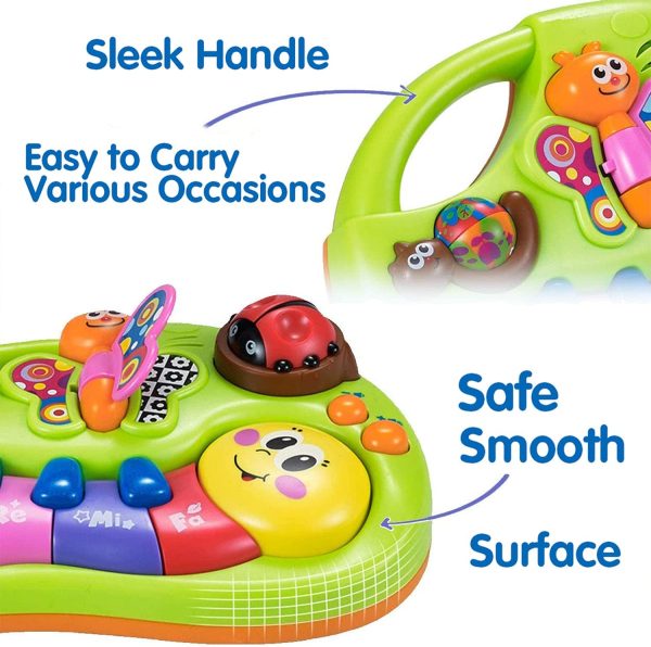 پیانو اسباب بازی کرم ابریشم هولی تویز Huile Toys 927 - Image 4
