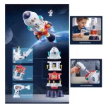 بازی ساختنی مدل موشک ست فضاپیما هولی تویز Huile Toys space - تصویر 4
