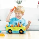 ماشین ابزار با دریل موزیکال هولی تویز6109 Huile Toys - تصویر 10