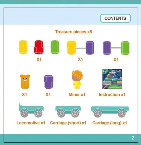 فکری قطار معدن هولی تویز Huile ۰Toys - Image 6