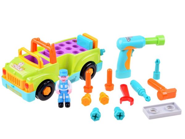 ماشین ابزار با دریل موزیکال هولی تویز6109 Huile Toys - Image 2