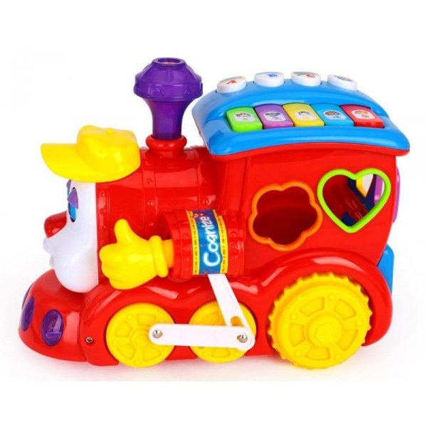 اسباب بازی قطار آموزشی موزیکال هولی تویز Huile Toys556 - Image 7