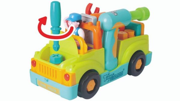 ماشین ابزار با دریل موزیکال هولی تویز6109 Huile Toys - Image 5