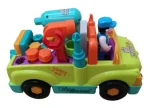 ماشین ابزار با دریل موزیکال هولی تویز6109 Huile Toys - تصویر 4