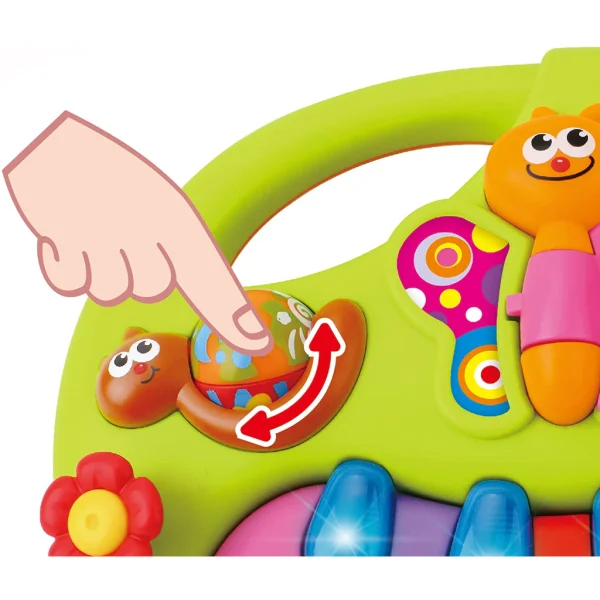 پیانو اسباب بازی کرم ابریشم هولی تویز Huile Toys 927 - Image 7