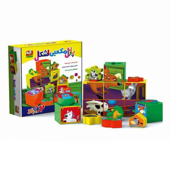بازی فکری پازل مکعبی اشکال - Image 1
