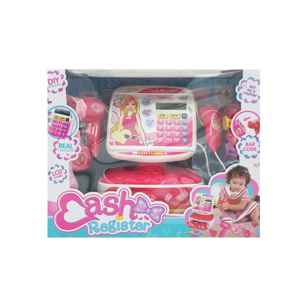 اسباب بازی صندوق فروشگاهی رنگ صورتی Five star - Image 2