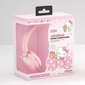 هدفون هلو کیتی صورتی 18
