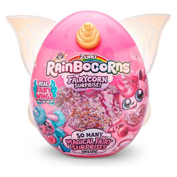 عروسک سورپرایزی رینبوکورنز RainBocoRns سری Fairycorn با شاخ طلایی zuru - Image 2