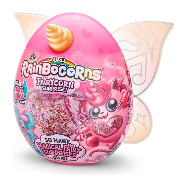 عروسک سورپرایزی رینبوکورنز RainBocoRns سری Fairycorn با شاخ طلایی zuru - Image 4