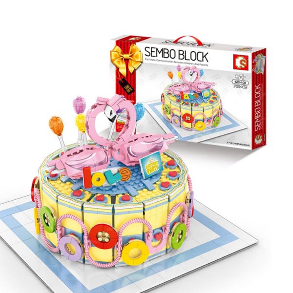 لگو بازی طرح کیک Sembo Block مدل 601401 - Image 1