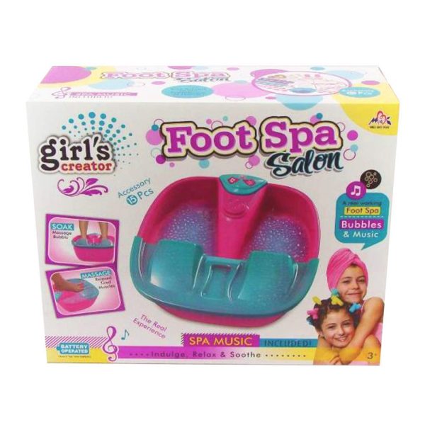 ست پدیکور اسباب بازی رنگ صورتی کد 330 - Image 1