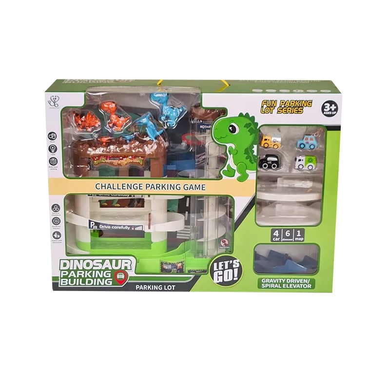 800-min اسباب بازی پارکینگ طبقاتی دایناسوری کد KW8034 - تصویر 1