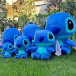 عروسک استیج(استیچ) آبی - ۷5 سانتی