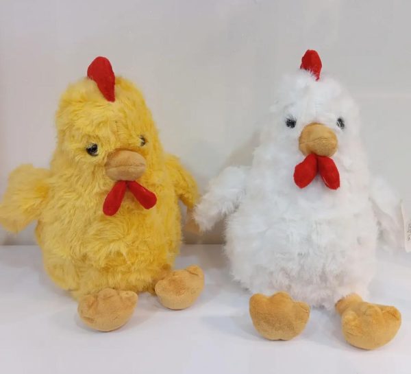 عروسک جوجه نمکی سفید 45 سانتی - Image 1