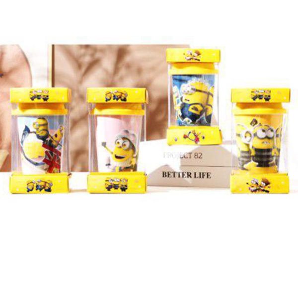 ماگ طرح مینیون با درب سیلیکونی - Image 1