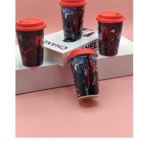 ماگ طرح اسپایدرمن با درب سیلیکونی