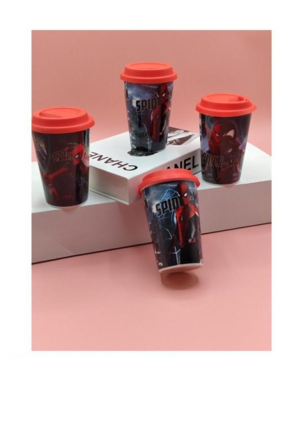 ماگ طرح اسپایدرمن با درب سیلیکونی - Image 1