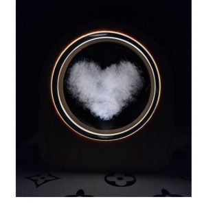 گوی شیشه ای لیزری طرح قلب