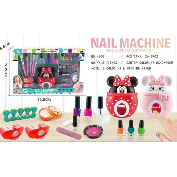 ست اسباب بازی لوازم آرایشی و استمپر ناخن 03-04 - Image 5