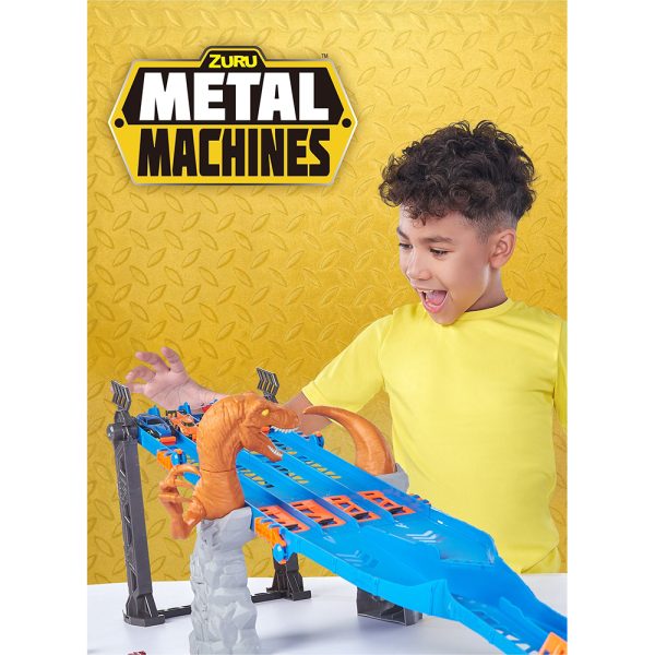 پیست مسابقه ۴ لاین حمله رپتور METAL MACHINES برند zuru - Image 4
