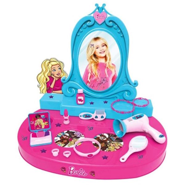 میز آرایش اسباب بازی باربی 10 قطعه Barbie کد 2125 - Image 2