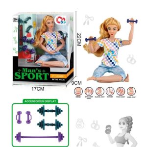 باربی ورزشی مدل دختر 8714