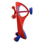 سه چرخه لوپ کار قرمز آبی کاربنی چرخ ژله ای loopcar - تصویر 4