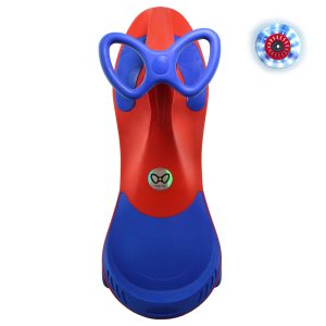 سه چرخه لوپ کار قرمز آبی با چرخ ال ای دی loopcar