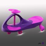 سه چرخه لوپ کار بنفش صورتی با چرخ ال ای دی loopcar - تصویر 2