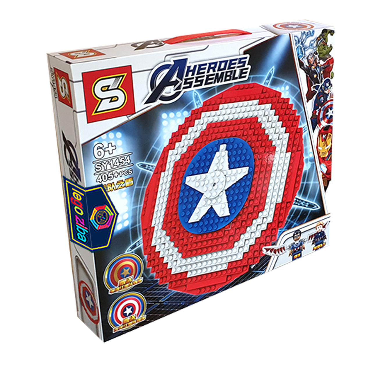 81 لگو سپر کاپیتان آمریکا 1454 - تصویر 1
