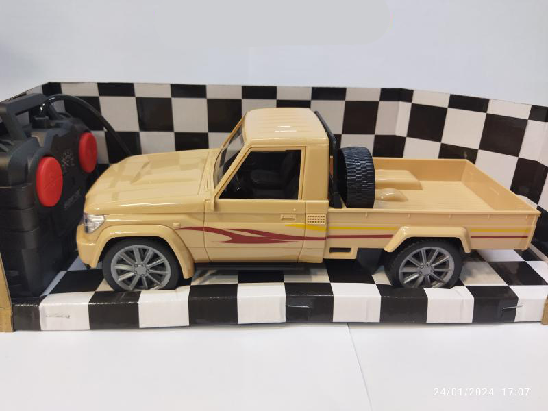 IMG_20240124_170750_new ماشین کنترلی شارژی آفرودی وانت قهوه ای روشن - 5002 - تصویر 1