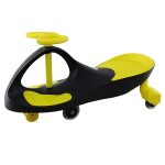 سه چرخه لوپ کار مشکی زرد چرخ ژله ای loopcar