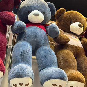 خرس پلیوری 180 سانتی آبی سرمه ای