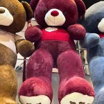 خرس پلیوری 180 سانتی سرخابی