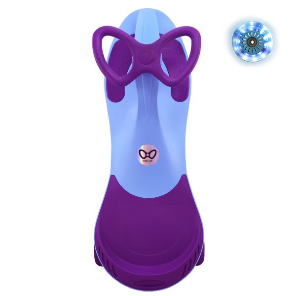 سه چرخه لوپ کار آبی-بنفش  چرخ  چراغدار loopcar - Image 1