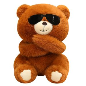 عروسک خرس عینکی 45 سانتی