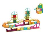 اسباب بازی کاشی های مغناطیسی(مگنت) 62 قطعه طرح ترن هوایی 1072 - تصویر 2