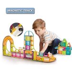 اسباب بازی کاشی های مغناطیسی(مگنت) 62 قطعه طرح ترن هوایی 1072 - تصویر 3