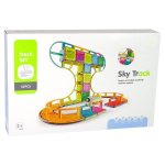 اسباب بازی کاشی های مغناطیسی(مگنت) 62 قطعه طرح ترن هوایی 1072