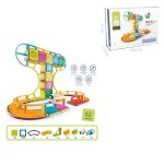 اسباب بازی کاشی های مغناطیسی(مگنت) 62 قطعه طرح ترن هوایی 1072 - تصویر 5