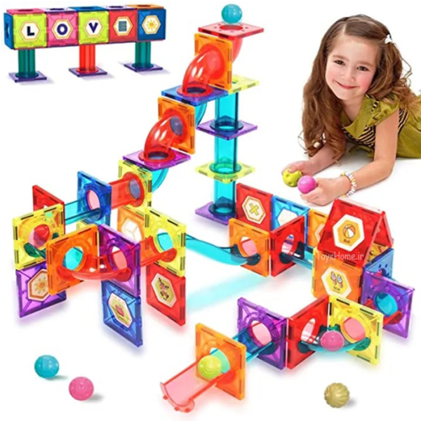 اسباب بازی مگنت تایل ۷۸ تکه - Image 2