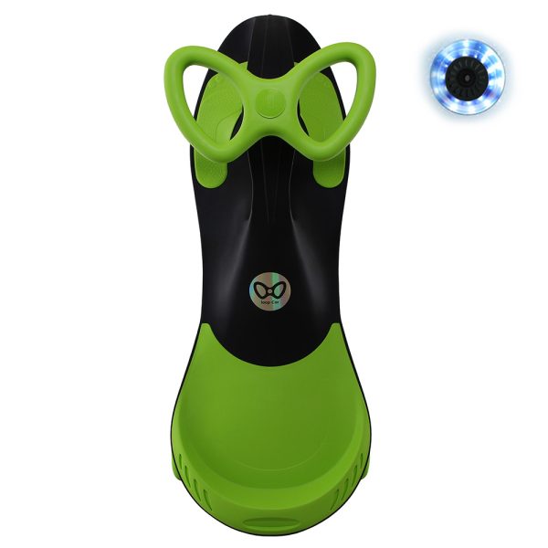 meshki-sabz-1 سه چرخه لوپ کار مشکی سبز با چرخ ال ای دی loopcar - Image 1