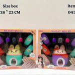 استمپر ناخن با لوازم رنگ سبز - 043