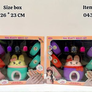 استمپر ناخن با لوازم رنگ سبز - 043