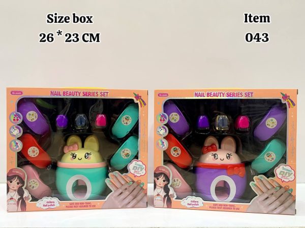 استمپر ناخن با لوازم رنگ سبز - 043 - Image 1