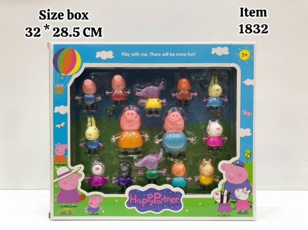 اکشن فیگور شخصیت پپاپیگ 14عددی 1832 - Image 1