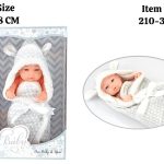 عروسک گوشتی نوزاد حوله ای 3-210